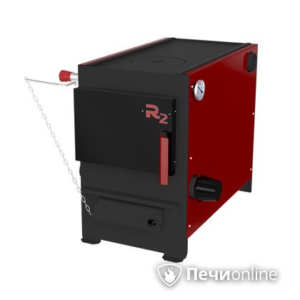 Твердотопливный котел Термокрафт R2 12 кВт конфорка термометр круглый выход в Копейске